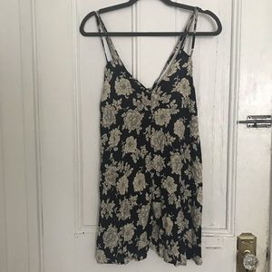 Brandy Melville black floral dress